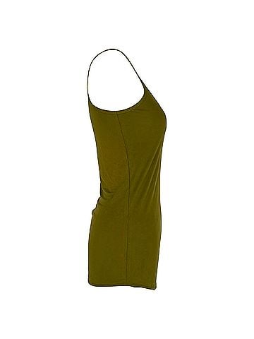 Givenchy Givenchy Scoop Neck Tank Top in Olive Viscose (view 2)