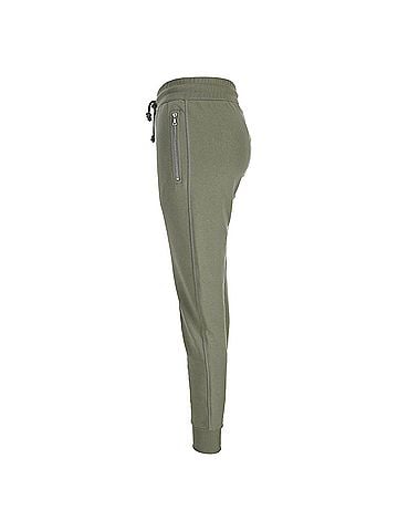 Dries Van Noten Dries Van Noten Drawstring Jogger Pants in Olive Cotton (view 2)