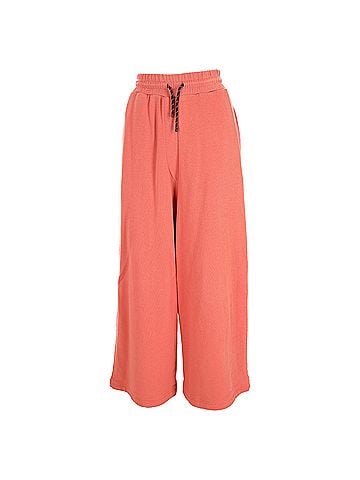 Dries Van Noten Dries Van Noten Wide Leg Sweat Pants in Orange Cotton (view 1)
