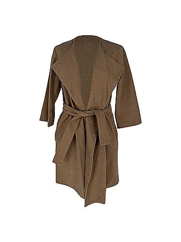 ETRO Etro Belted Coat in Brown Cashmere (view 1)