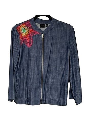 Rafaella RSJM8007 Denim Jacket (view 1)