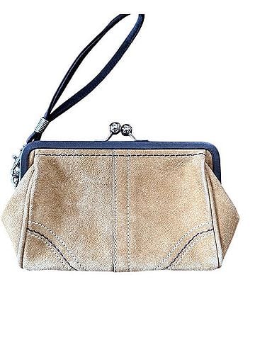 Coach Kiss-Lock Leather Wristlet (view 2)
