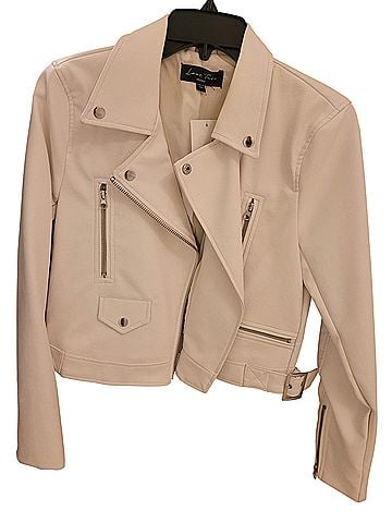 Love Tree Faux Leather Jacket (view 1)