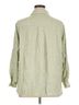 Max Studio Stripes Green Max Studio Long Sleeve Blouse Size 1X - photo 2