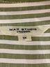Max Studio Stripes Green Max Studio Long Sleeve Blouse Size 1X - photo 6