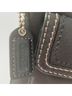 Coach 100% Leather Black Silver Leather Wristlet One size - photo 4