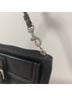 Coach 100% Leather Black Silver Leather Wristlet One size - photo 6