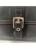Coach 100% Leather Black Silver Leather Wristlet One size - photo 7