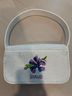 STAUD Floral Multi Color White Leather Crossbody Bag One size - photo 4