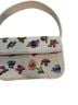 STAUD Floral Multi Color White Leather Crossbody Bag One size - photo 2