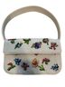 STAUD Floral Multi Color White Leather Crossbody Bag One size - photo 1