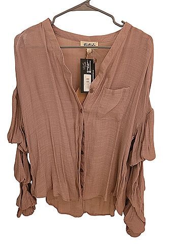 Listicle Button-Down Shirt (view 1)
