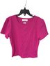 Babaton Pink Short Sleeve Blouse Size S - photo 1