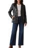 Wilsons Leather 100% Leather Black Blazer Size M - photo 1