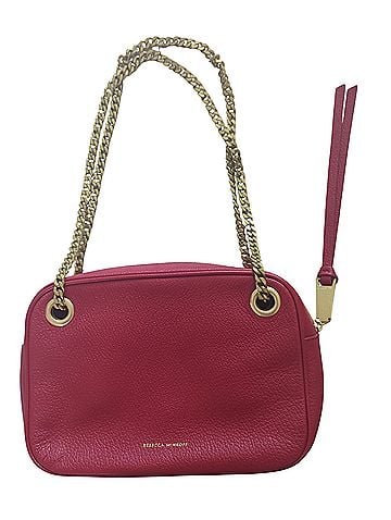 Rebecca Minkoff Lou shoulder bag in pebbled leather in color way "Kiss" Leather Shoulder Bag (view 2)