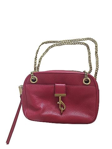 Rebecca Minkoff Lou shoulder bag in pebbled leather in color way "Kiss" Leather Shoulder Bag (view 1)