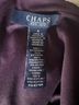 Chaps 100% Polyester 100% Polyester Floral Purple Cocktail Dress Size 4 - photo 3