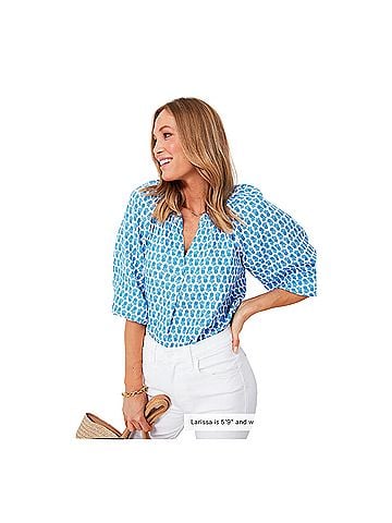 Vineyard Vines Long Sleeve Blouse (view 1)