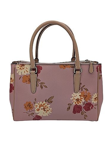 Coach Surrey Carryall Leather Satchel (view 2)