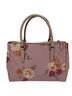 Coach Floral Pink Multi Color Leather Satchel One size - photo 2