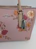 Coach Floral Pink Multi Color Leather Satchel One size - photo 6
