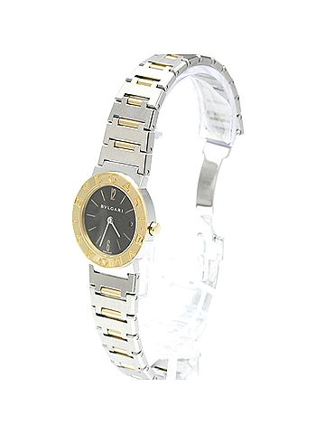 Bvlgari BVLGARI BVLGARI-BVLGARI 18K Gold Steel Ladies Watch BB26SG Polished (view 2)