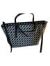 Tory Burch Checkered-gingham Black White Leather Tote One size - photo 2