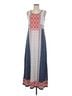 Max Studio Print Blue Max Studio Casual Dress Size M - photo 1