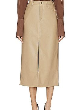 Steve Madden Avani Leather Skirt (view 2)