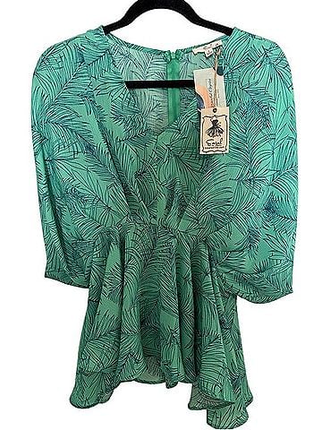 Easel Marcie Short Sleeve Blouse (view 1)