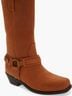Jeffrey Campbell 100% Leather Tan Brown Boots Size 6 1/2 - photo 4
