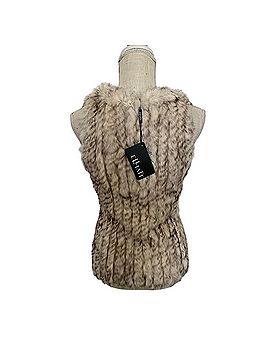 Elliatt Molted Rabbit Fur Vest Vest (view 2)