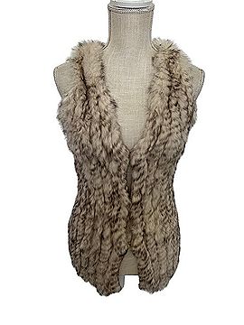 Elliatt Molted Rabbit Fur Vest Vest (view 1)