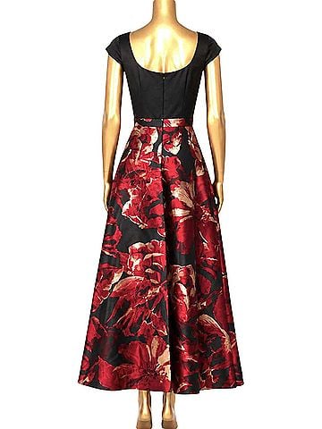 Aidan Mattox by Adrianna Papell Jacquard Cocktail Dress (view 2)