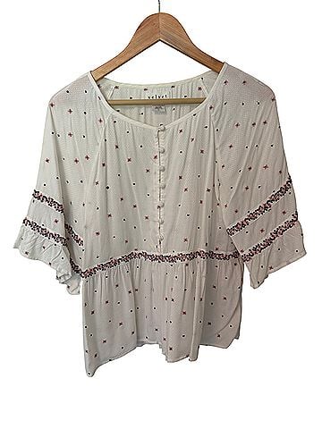 Velvet by Graham & Spencer Short Sleeve Blouse (view 1)