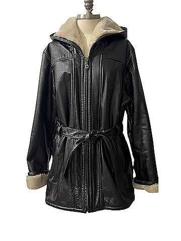 Wilsons Leather Faux Fur Lined Parka Coat (view 1)