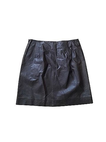 Michael Kors Leather Skirt (view 2)