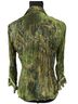 Jaipur Floral Green Blouse Size S - photo 2
