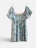 Altar'd State 100% Polyester Floral Blue Green Casual Dress Size XL - photo 4