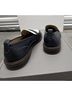 Ann Taylor 100% Leather Black White Blue Flats Size 7 - photo 4