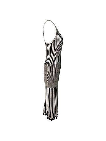 Altuzarra Altuzarra Striped Bandage Dress in Multicolor Viscose (view 2)