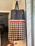 Tory Burch 100% Leather Graphic Blue Red Tote One size - photo 9