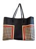 Tory Burch 100% Leather Graphic Blue Red Tote One size - photo 2