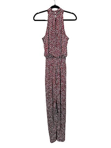 Enfocus Halter Polka Dot Jumpsuit (view 1)