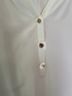 Lilly Pulitzer 100% Silk White Long Sleeve Blouse Size M - photo 4