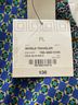 Liz Claiborne 100% Polyester Floral Blue Multi Color Sleeveless Blouse Size L (petite) - photo 4