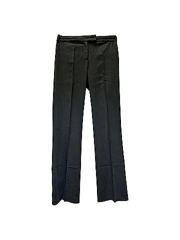 Elie Tahari Elie Tahari Straight-Leg Trousers in Black Wool (view 1)