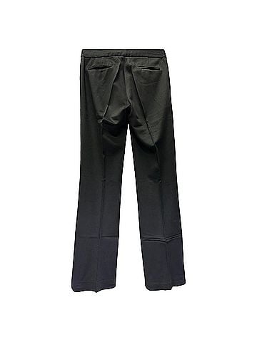 Elie Tahari Elie Tahari Straight-Leg Trousers in Black Wool (view 2)
