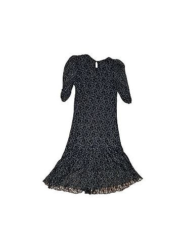See By Chloé Floral Mesh Puff Sleeve Midi Lace Dress Casual Dress (view 2)