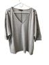 Belldini Gray Short Sleeve Blouse Size 2X - photo 1